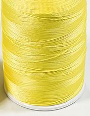 Нить армированная  130Л 1/2500 цв.124 желтый Красная Нить
